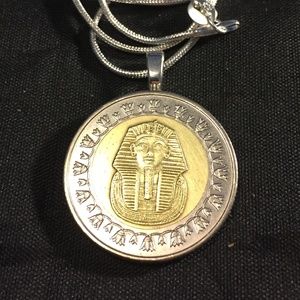 Authentic Egyptian coin 2008-10 King Tut pendant
